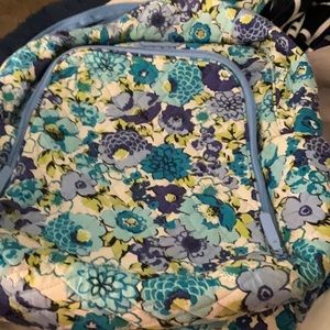 Vera Bradley essential large blueberry bloom backpack